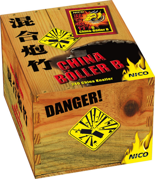 China-Böller B, 6er-Päck. 320/ 8/ 1