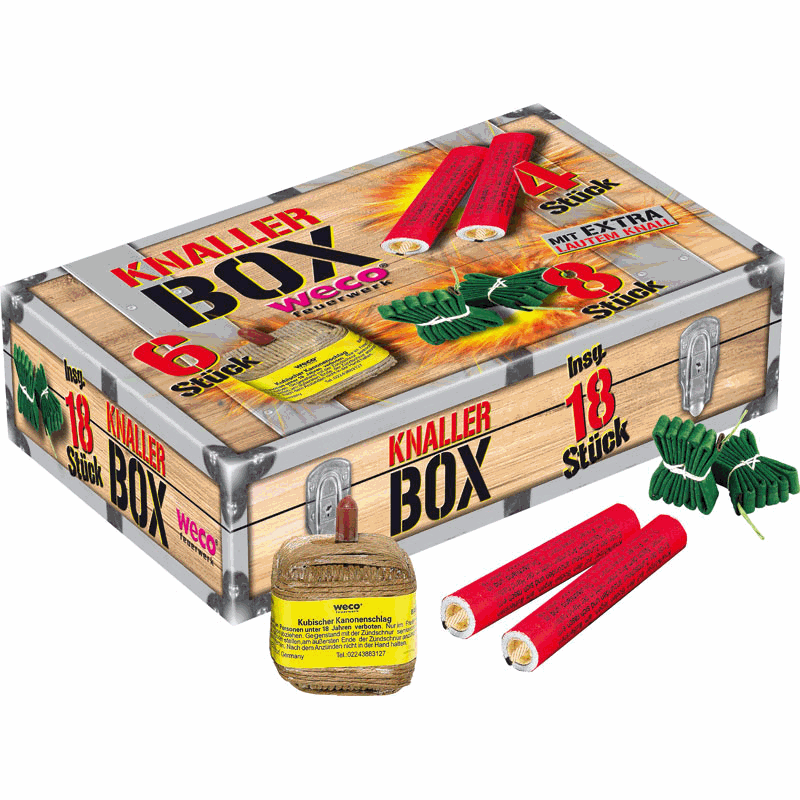 Knaller-Box 18-teiliges Knallsortiment