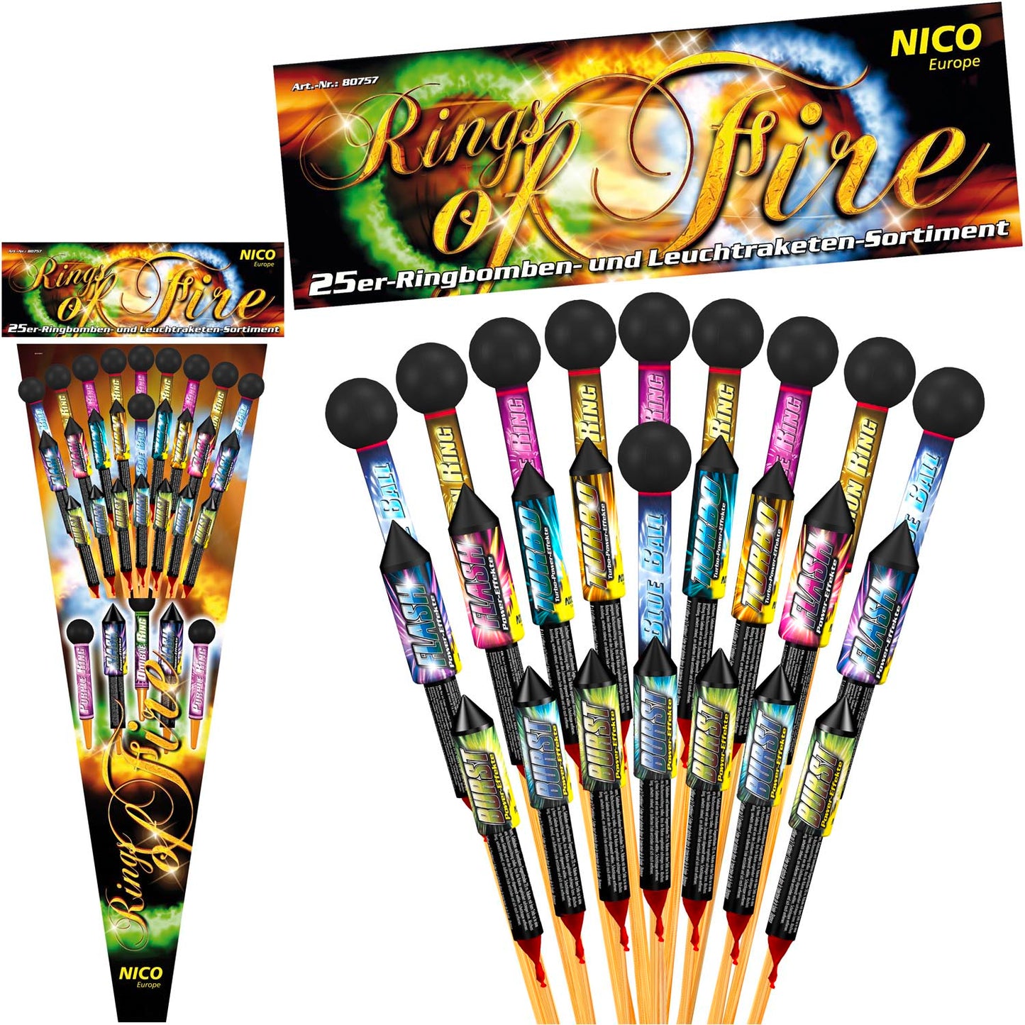 Rings of Fire, 25er-Rakaketenbeutel