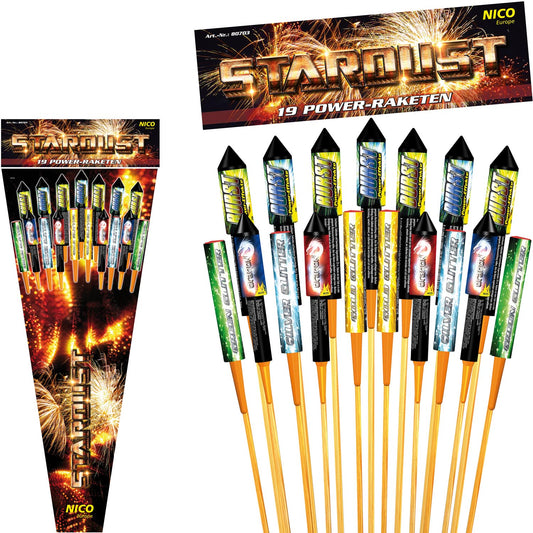 Stardust, 19er-Rakaketenbeutel