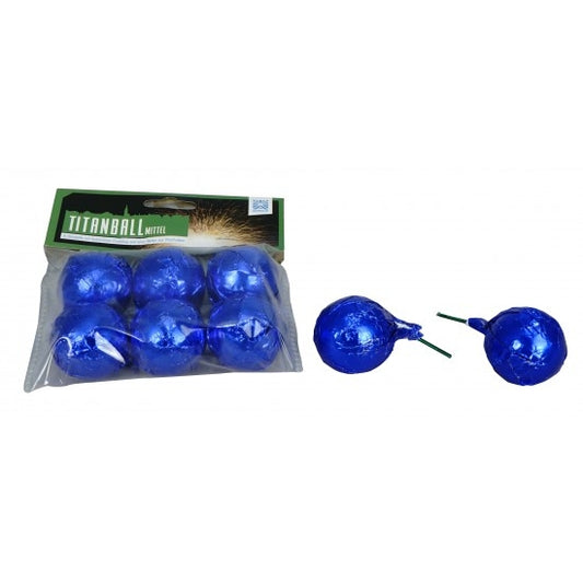 Titanball mittel 6er